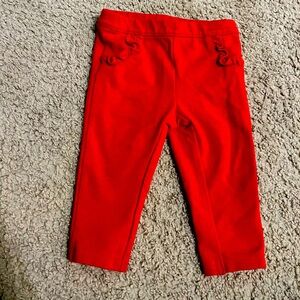 Janie and Jack Red Pants